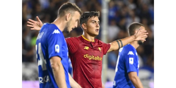 Roma slutter tabsrækken, Dybala scorer effektivt